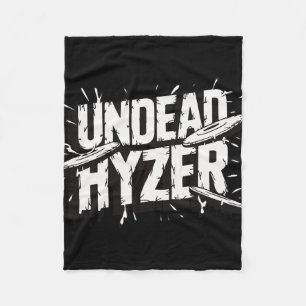 Zombie Untote Hyzer Lustige Disc Golf Zombie Liebh Fleecedecke
