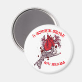 ZOMBIE VALENTINE ANTI VALENTINE MAGNET (Vorderseite/Rückseite)