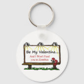 Zombie Valentine Schlüsselanhänger (Vorderseite)