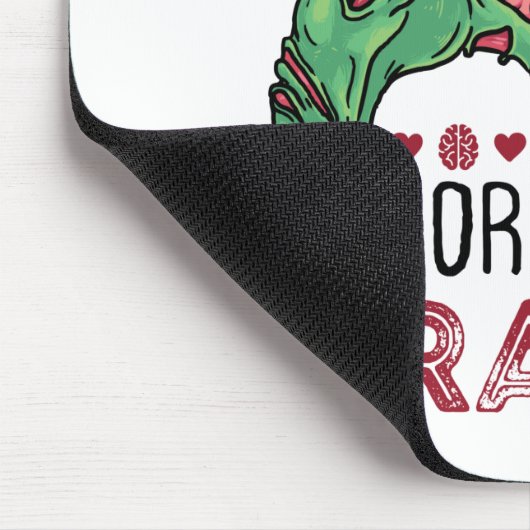 Zombie Valentine's Day Funny Liebe Sie für das Geh Mousepad (Ecke)