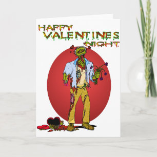 Zombie Valentines Feiertagskarte