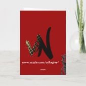 Zombie-Valentinsgrußgedicht Feiertagskarte (Rückseite)