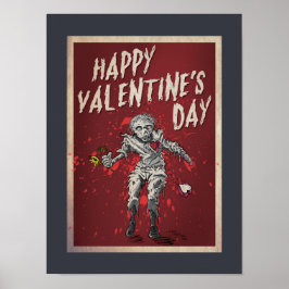 Zombie Valentinstag Poster