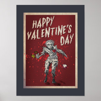 Zombie Valentinstag Poster