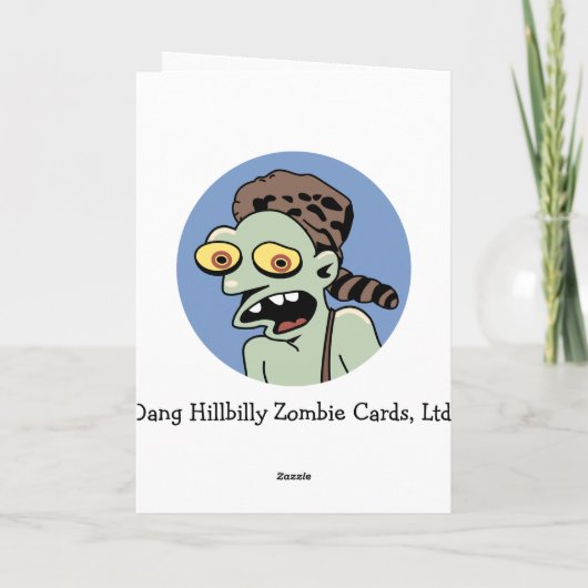 Zombie-Vater-Tag Karte (Rückseite)