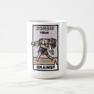 Zombie vegan u. Zombie-Klempner - Schale Kaffeetasse