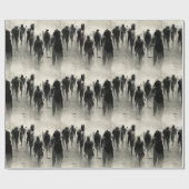 Zombie-verpackungspapier 2 geschenkpapier (Flach)