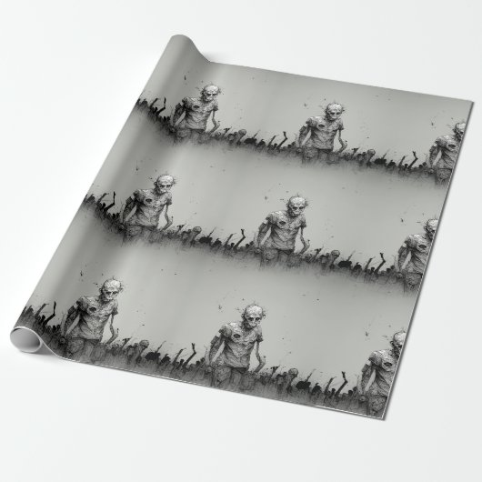 Zombie-verpackungspapier Geschenkpapier (Ungerollt)