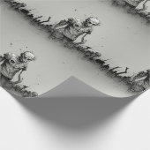 Zombie-verpackungspapier Geschenkpapier (Ecke)