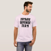 Zombie-Verteidigungsteam T-Shirt (Vorne ganz)