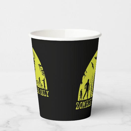 Zombie Vibes Nur Pappbecher (Links)