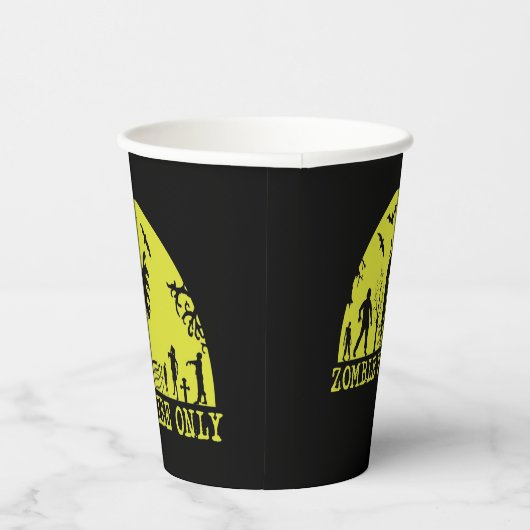 Zombie Vibes Nur Pappbecher (Rechts)