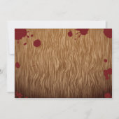 Zombie-Virus-Halloween-Party-Einladung Einladung (Rückseite)