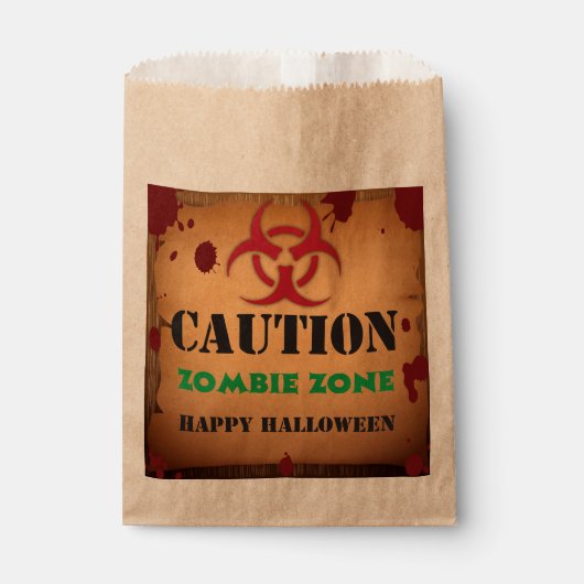 Zombie-Virus-Halloween-Party Geschenktütchen (Vorderseite)
