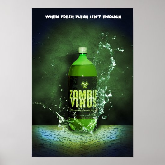 Zombie-Virus Poster (Vorne)