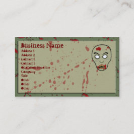 Zombie-Visitenkarten Visitenkarte
