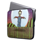Zombie-Vogelscheuche Laptopschutzhülle (Vorderseite Links)