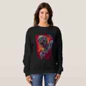 Zombie von Haunted Horror Halloween 2 Sweatshirt (Vorne ganz)