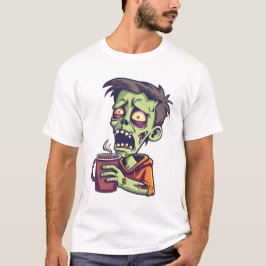 „Zombie vor dem Kaffee – Untoter Morgenmood“ T-Shirt