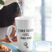 Zombie vor Kaffee Weißes Halloween Milchtasse