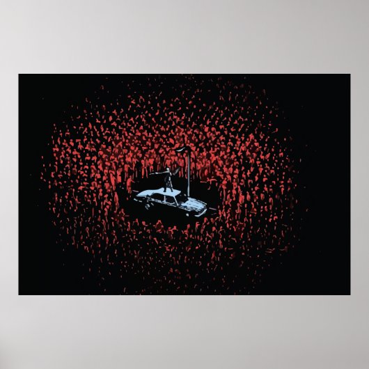 Zombie Wahnsinn Schöne Künste Poster (Vorne)