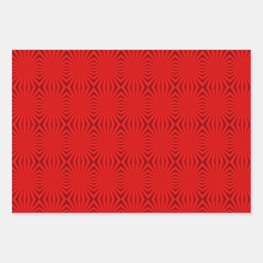 Zombie Walking Dead Black Red Geschenkpapier Set (Vorderseite 2)