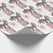 Zombie Walking Dead Geschenkpapier (Ecke)