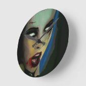 Zombie Wall Clock Runde Wanduhr (Winkel)