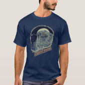 Zombie Walrus Original Retro Distressed Look T-Shirt (Vorderseite)