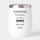 Zombie Warning Halloween (Rückseite)