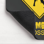 Zombie Warning Halloween Mousepad (Ecke)