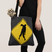Zombie Warning Halloween Tasche (Von Nahem)