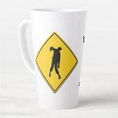 Zombie Warning Milchtasse (Linke Ecke)