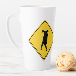 Zombie Warning Milchtasse