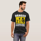 Zombie-Warnung T-Shirt (Vorne ganz)