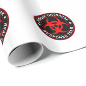 Zombie-Wartegehendes totes BioPackpapier Geschenkpapier (Rolleneckpunkt)