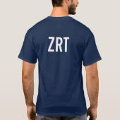 Zombie-Warteteam (dunkel) T-Shirt (Rückseite)