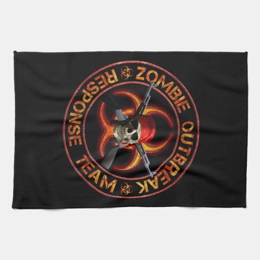 Zombie-Warteteam Geschirrtuch (Horizontal)