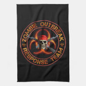 Zombie-Warteteam Geschirrtuch (Vertikal)