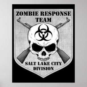 Zombie-Warteteam: Salt Lake City-Abteilung Poster