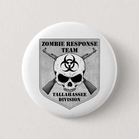 Zombie-Warteteam: Tallahassee-Abteilung Button (Vorderseite)