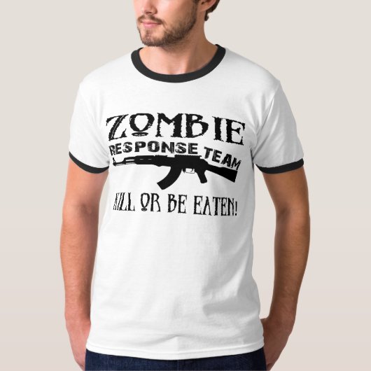 Zombie-Warteteamt-shirt T-Shirt (Vorderseite)