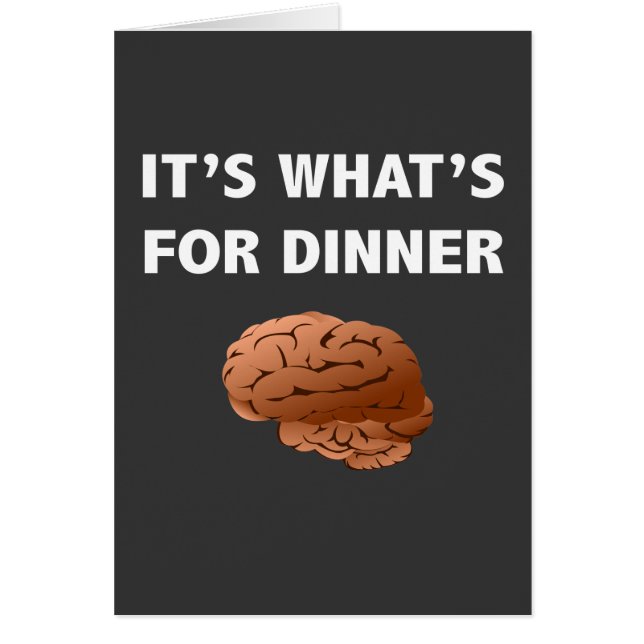 Zombie Was ist zum Abendessen? (Vorne)