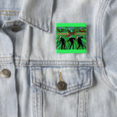 Zombie-Weihnachtsdisco-Tanz Button (Beispiel)