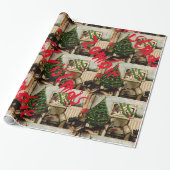 Zombie-WeihnachtsfarbPackpapier Geschenkpapier (Ungerollt)