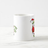 Zombie-Weihnachtsmann Kaffeetasse (Mittel)