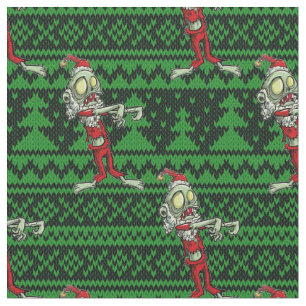 Zombie-Weihnachtsmann Stoff