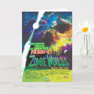 Zombie-Welten Halloween-Galaxie des Grauens Karte