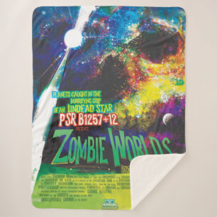 Zombie-Welten Halloween-Galaxie des Grauens Sherpadecke