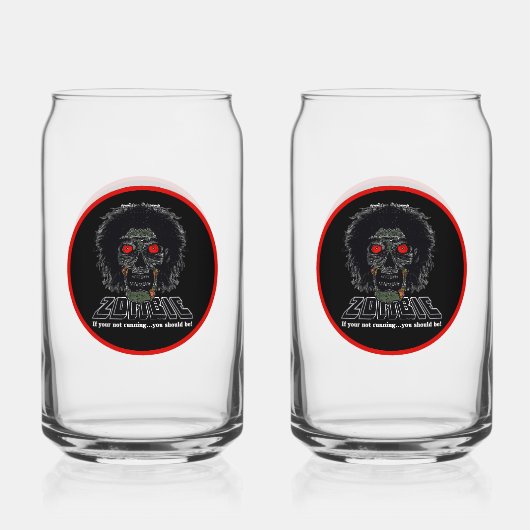 ZOMBIE - wenn Sie nicht laufen, sollten Sie Dosenglas (Vorderseite)